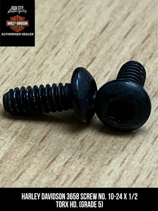 Harley Davidson 3658 VIS N° 10-24 X 1/2 TORX HD. (GRADE 5)