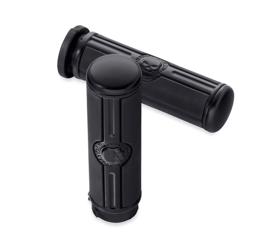 Harley Davidson 56100364 Willie G Skull Hand Grips KIT,THROT/GRIP,WGS,CBL,BLK