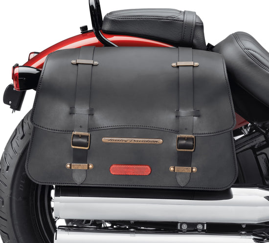 Harley Davidson 90201552A Detachables Leather Saddlebags “ Nostalgic Style KIT,S-BAG,RETRO
