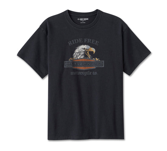T-shirt oversize Harley-Davidson® authentique pour femme « Ride Free Eagle » 96072-25VW