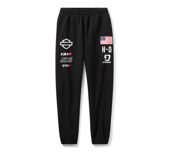 Pantalon de jogging Harley-Davidson Factory Racing Fanwear - Noir Harley 96373-26VX