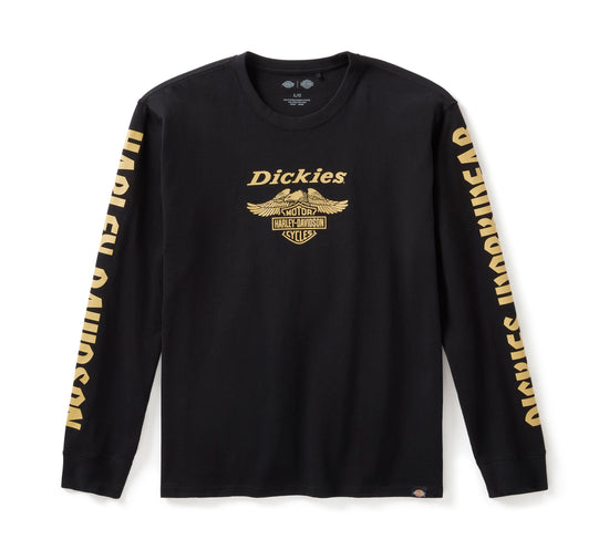 T-shirt à manches longues Dickies x HD pour homme, modèle Eagle, authentique Harley-Davidson®, référence 97427-25VM