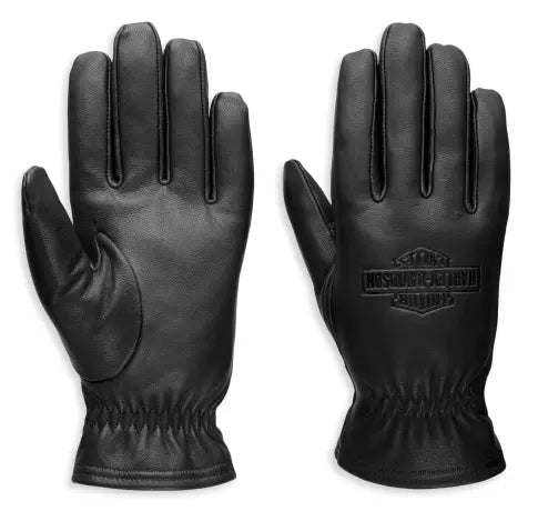 Gants en cuir Harley-Davidson authentiques pour hommes, Full Speed, noir 97670-23VM