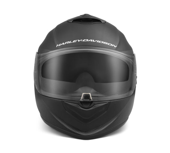 Véritable casque intégral Harley-Davidson® HD Brawler en fibre de carbone X09 avec visière solaire 98130-21VX