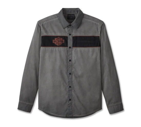 Chemise à manches longues authentique Harley-Davidson® pour homme, modèle Iron Bond 99177-24VM
