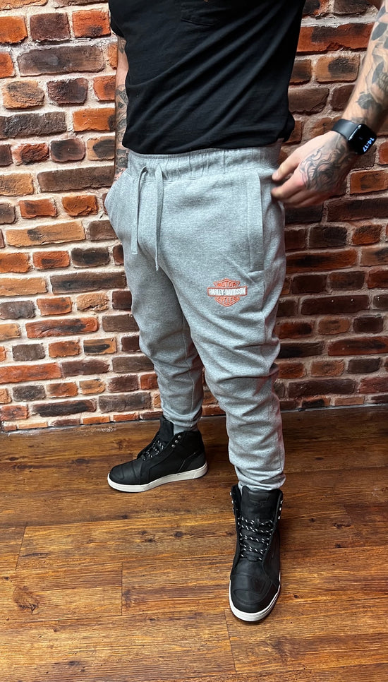 Pantalon de survêtement Harley-Davidson authentique pour homme - Gris chiné moyen 99196-24VM