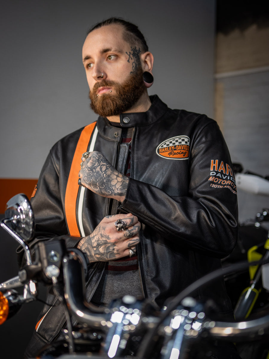 Veste En Cuir Harley Davidson Southwestern - Taille XL - Occasion Authentique