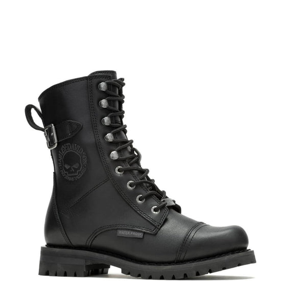 Bottes de moto Harley-Davidson® authentiques pour femmes, modèle Balsa Skull, homologuées CE