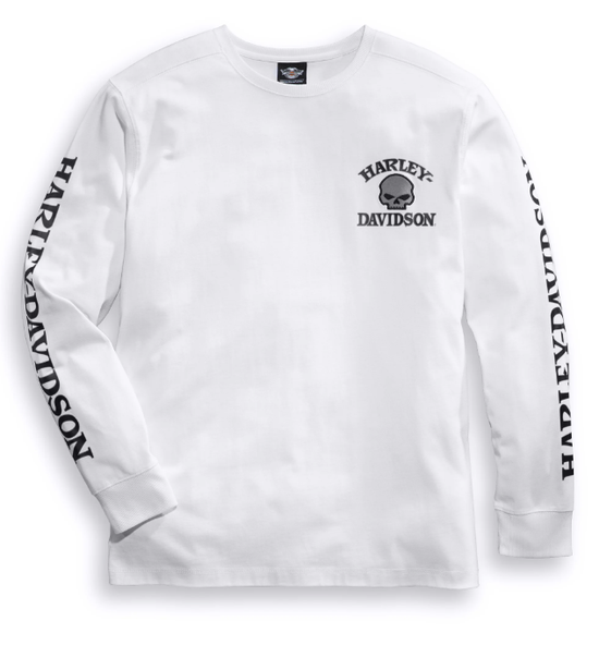 T-shirt à manches longues Harley-Davidson® Willie G™ Skull authentique 99254-25VM