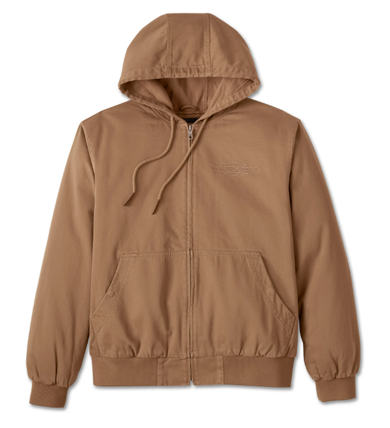 Authentique veste de travail à capuche Harley-Davidson Bar & Shield - Toffee 97402-25VM