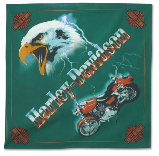 Genuine H-D Eagle Rider Bandana - Rain Forest 97621-25VX