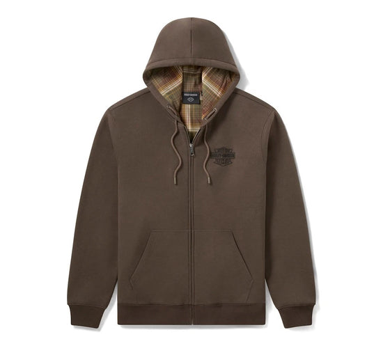 Sweat à capuche en maille 96430-26VM Harley-Davidson, vert foncé