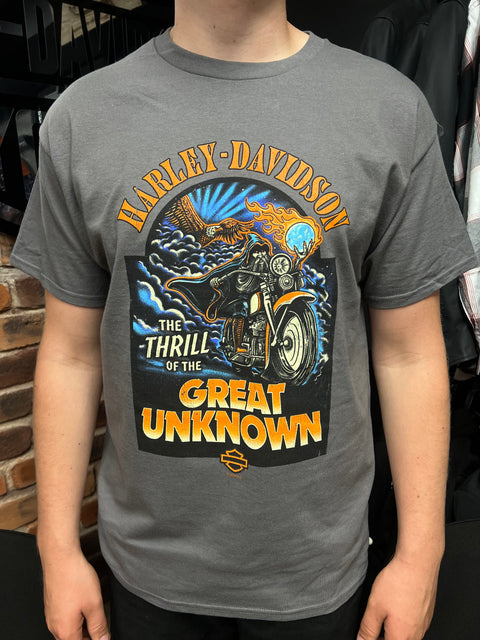 T-shirt authentique de concessionnaire Harley-Davidson® de Leeds « WARLOCK » 40291667