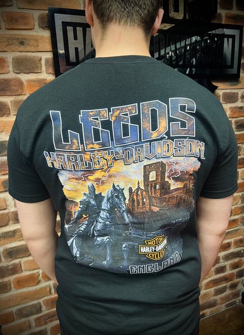 T-shirt authentique du concessionnaire Harley-Davidson® de Leeds « Pan Thunder » 40291585