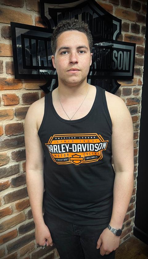 T-shirt authentique de concessionnaire Harley-Davidson® de Leeds « Attend » 40291620