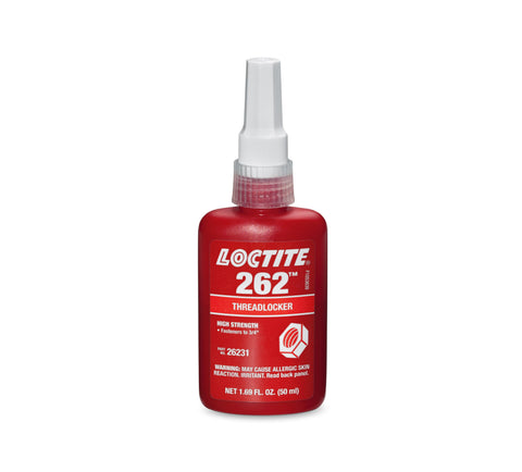 Harley Davidson 11100006 Loctite 262 Threadlocker and Sealant - Red LOCTITE,THRDLKR,RED 50ML,262 H