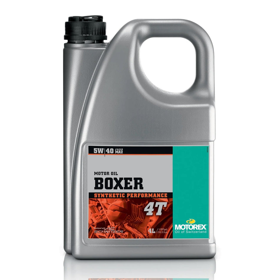 Huile moteur Motorex Moto Boxer 4T SAE 5W40 EN Bidon 4L 5W 40 JASO MA2 BMW