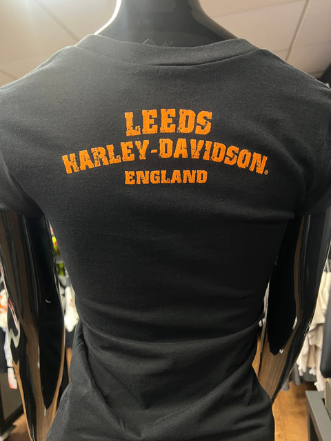 T-shirt authentique de concessionnaire Harley-Davidson® de Leeds « GLOSSY » 40291700