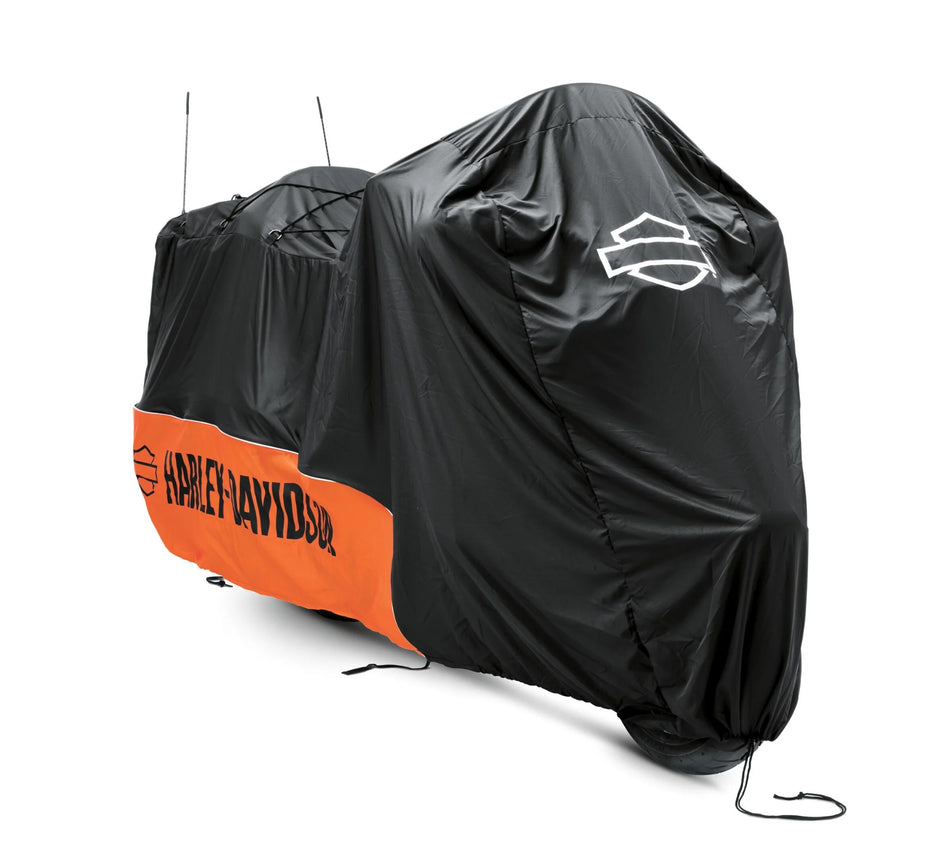Housse de moto d'intérieur haut de gamme Harley Davidson 93100020 PREM INDOOR CVR, AVEC LOGO, FLT