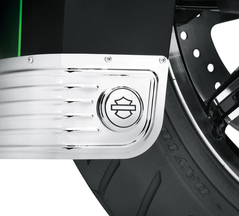 Harley Davidson 14100747 Kit de médaillons pour jupe de garde-boue Bar &amp; Shield - MÉDAILLON, BARRE ET BOUCLIER