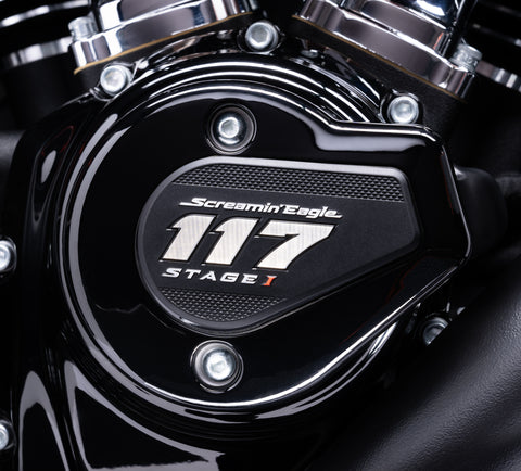 Harley Davidson 14102070 Screamin' Eagle Timer Cover Screaming Stage I 1 Medallion 117ci KIT,DECAL,MEDALLION,SE117,STAG