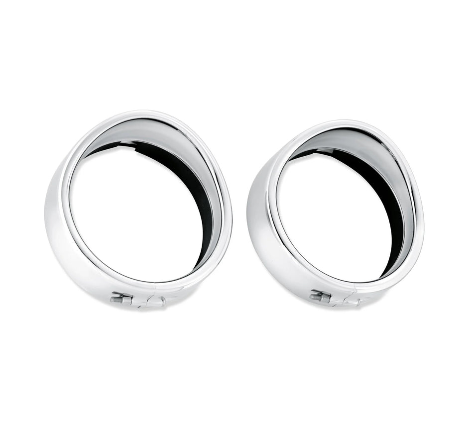 Bague de garniture de feu de croisement style visière Harley Davidson 69732-05 LUNETTE DE VISIÈRE, FEU DE CROISEMENT