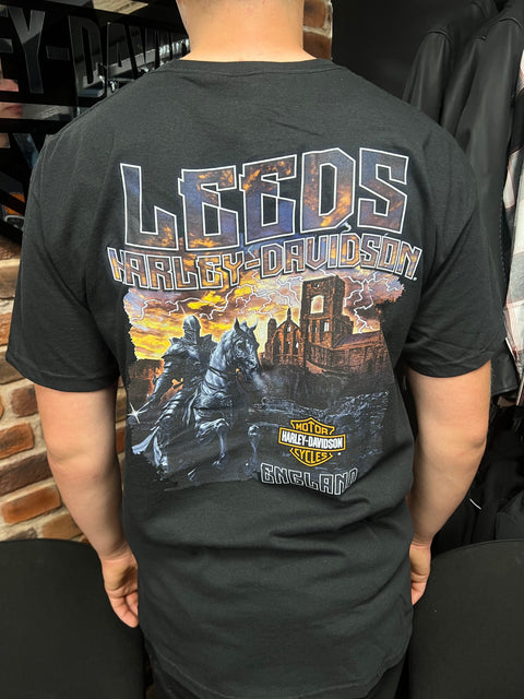 T-shirt authentique de concessionnaire Harley-Davidson® de Leeds « ETERNAL » 40291668