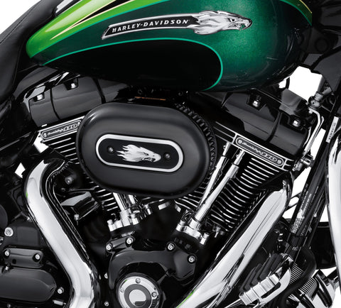 Harley Davidson 17707-11 Cache-culbuteur noir brillant MACH-COVER, RCKR TOP, GLOSS BLK