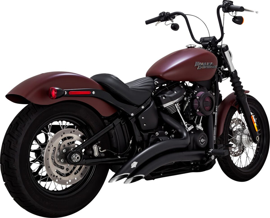 Système d'échappement Vance &amp; Hines Big Radius 46377 - 2 en 2 avec technologie PCX en noir (46377)