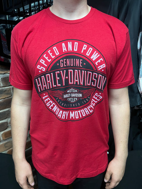 T-shirt authentique de concessionnaire Harley-Davidson® de Leeds « DUKE » 40291659