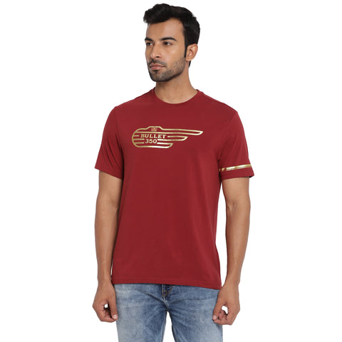 T-shirt Royal Enfield - Bullet 350 Marron - RLATSO230175