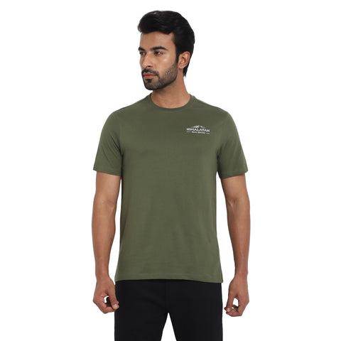 Royal Enfield - T-shirt basique Himalayan Olive - RLATSO230439