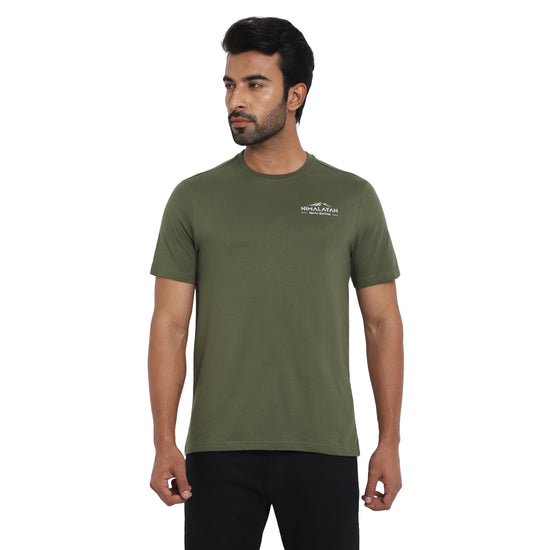 Royal Enfield - T-shirt basique Himalayan Olive - RLATSO230439
