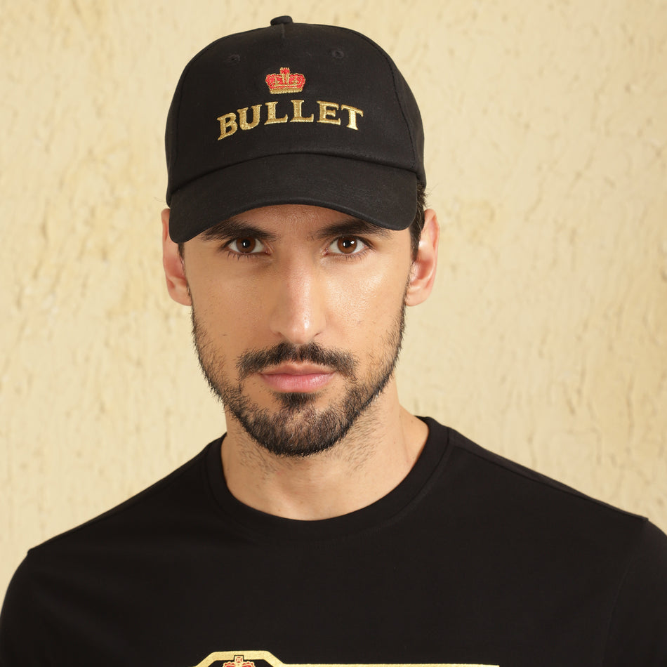 Casquette brodée Royal Enfield - Bullet 350 noire, taille unique - RLCCAO230016