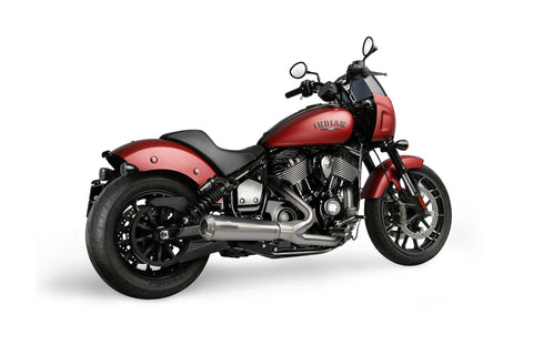 Dr. Jekill & Mr. Hyde Chief Twenty-One Brushed Stainless Steel Exhaust Indian Cruiser 2025–2026 EP-252896