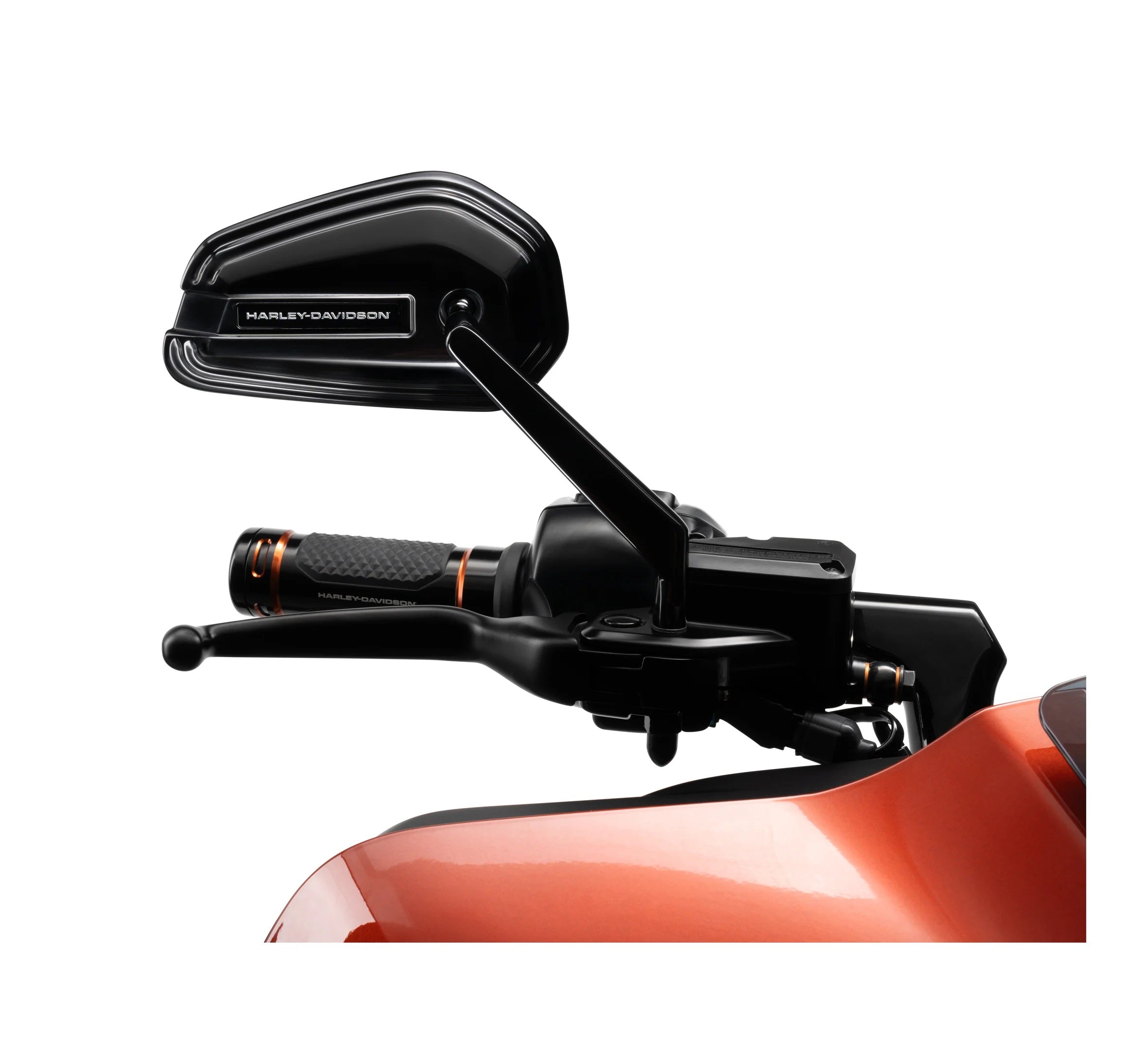 Paire De Rétroviseurs D'occasion Harley-Davidson, Noir Mat, Modèle D'origine, Pour Customisation Ou Remplacement