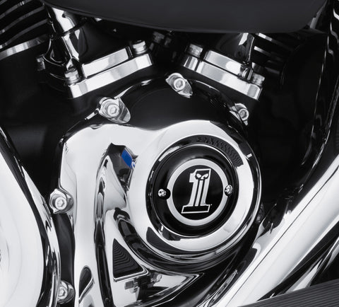 Harley Davidson 25600064 Cache minuterie personnalisé foncé LOGO PERSONNALISÉ FONCÉ - COUVERCLE DE MINUTERIE