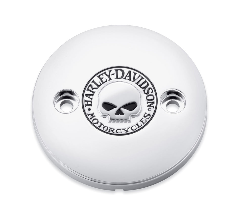 Harley Davidson 25700460 Willie G Skull Left Side Medallion KIT-ALTERNATOR COVER,WILLIE G