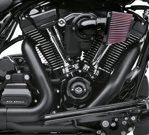 Harley Davidson 25700491 Milwaukee-Eight Cache primaire noir brillant COUVERCLE, PRI, MACH, NOIR BRILLANT
