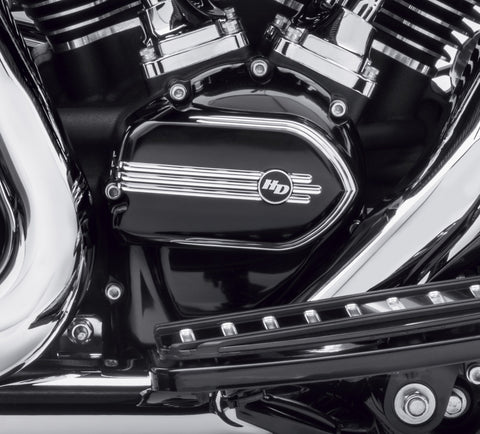 Kit de cache-culbuteurs Harley Davidson 25700602 Defiance, CVR/SLG, noir, MACHD