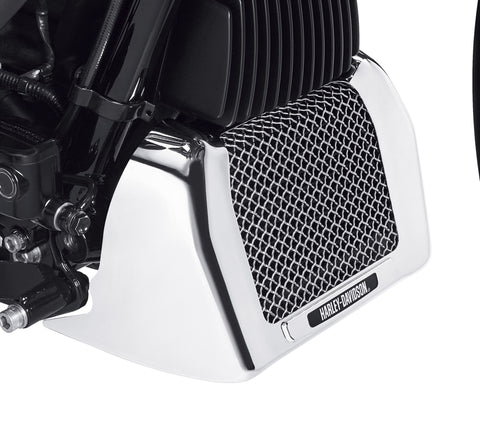 Harley Davidson 25700633 Oil Cooler Cover - Chrome KIT,CVR/SLG,OIL COOLER,CHROME