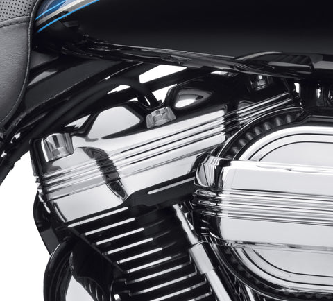Harley Davidson 25700663 Defiance Cache-culbuteurs supérieurs - Chrome KIT, CVR, CULBUTEUR SUPÉRIEUR, DEFIANCE, CHROME
