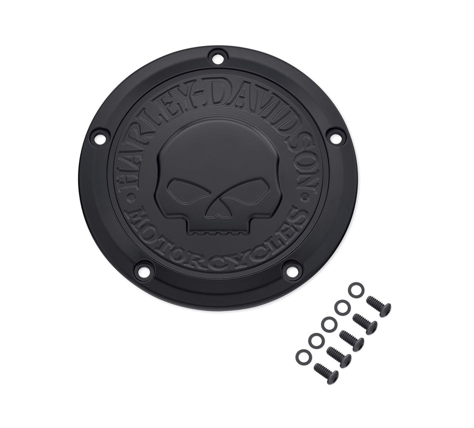 Kit de couvre-bagages de fourche Willie G Skull Harley Davidson 25700742, CVR/SLG, CL CVR, WILLIE G SKULL, NOIR