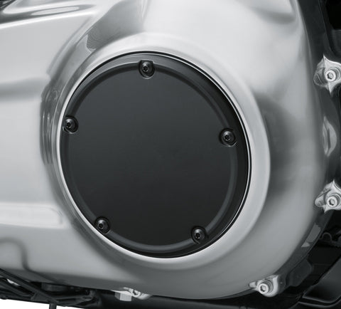 Harley Davidson 25700970 Black Denim Narrow-Profile Derby Cover KIT,DERBY COVER, BLK DENIM