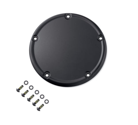 Harley Davidson 25700970 Black Denim Narrow-Profile Derby Cover KIT,DERBY COVER, BLK DENIM