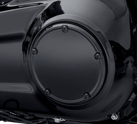 KIT DE COUVERTURE DE DERBY À PROFIL ÉTROIT NOIR BRILLANT Harley Davidson 25700971, COUVERTURE DE DERBY, NOIR BRILLANT