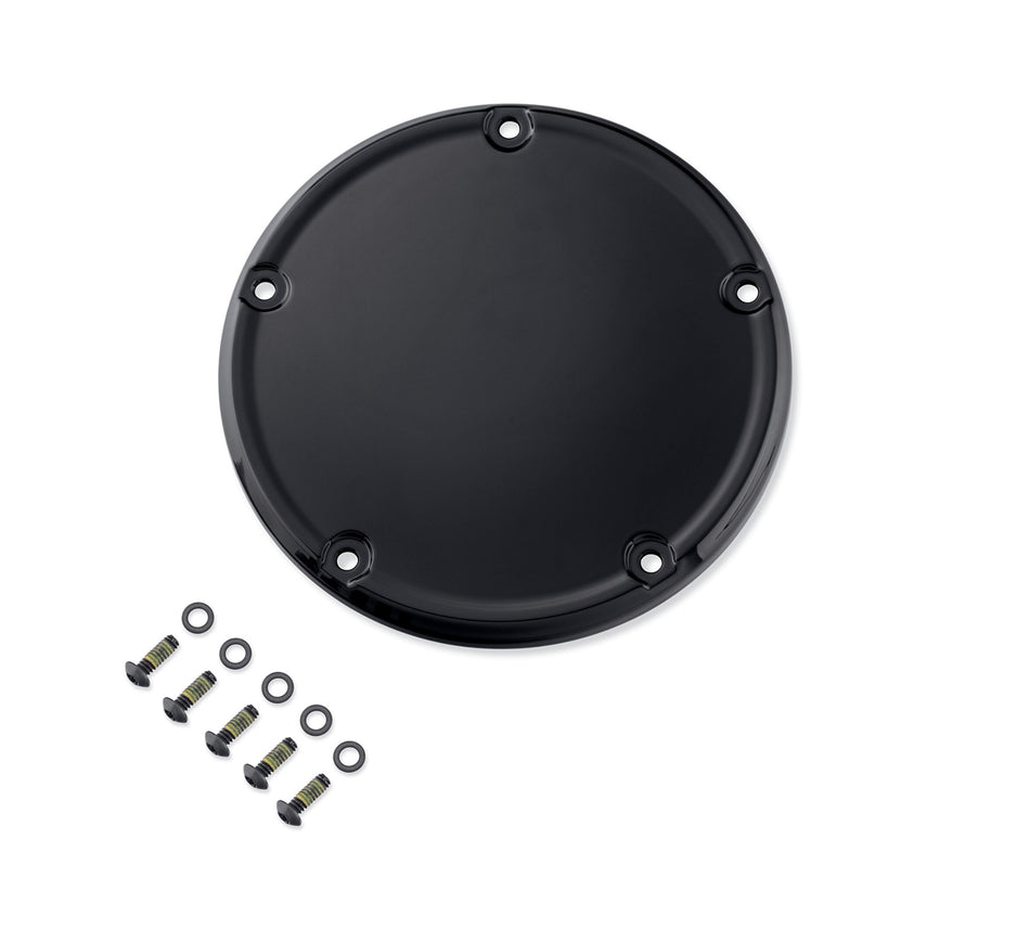 Harley Davidson 25700971 Gloss Black Narrow-Profile Derby Cover KIT,DERBY COVER,GLOSS BLK