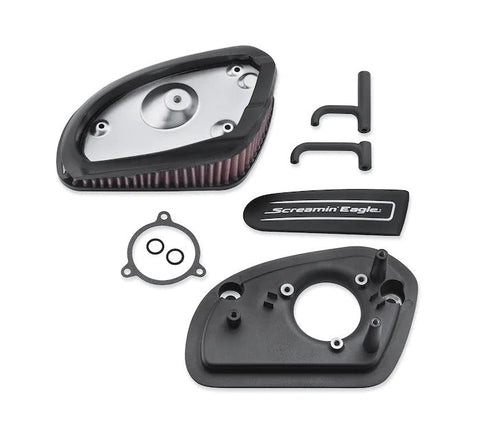 KIT DE FILTRE À AIR À HAUT DÉBIT Harley Davidson 29400245A SCREAMIN' EAGLE Screaming - KIT DE CALE, BRTHR, FILTRE À AIR À HAUT DÉBIT, NOIR