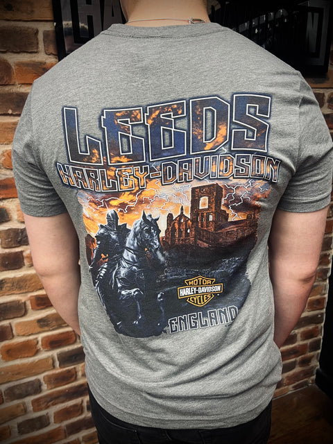 T-shirt authentique de concessionnaire Harley-Davidson® de Leeds « One Streak » 40291601