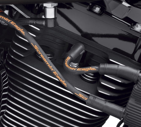 Câbles de bougie d'allumage Phat 10 mm Harley-Davidson 31600048A Screamin' Eagle Modèles XG 2015 et ultérieurs Screaming Eagle
